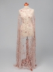 Picture of "Embroidery with crystals and pink beads"