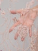 Picture of "Embroidery with crystals and pink beads"
