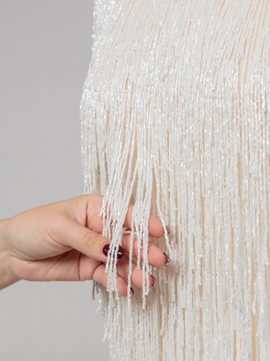Picture of Three-colored fringed embroidery