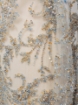 Picture of Embroidery with baby blue/champagne crystals and beads