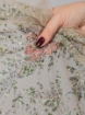 Picture of Bead and pistachio green crystal embroidery
