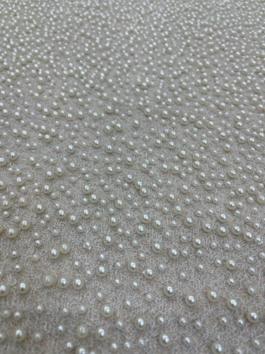 Picture of "Pearl mesh lace embroidery"