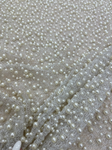 Picture of "Pearl mesh lace embroidery"