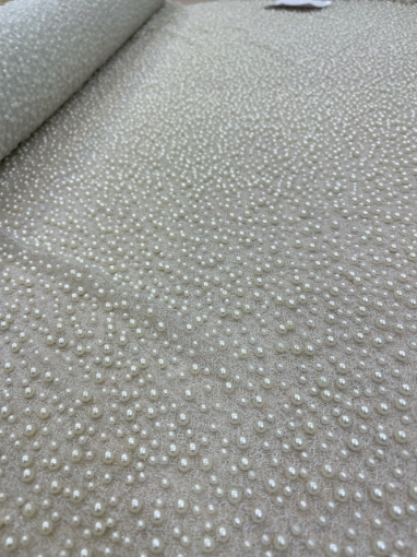 Picture of "Pearl mesh lace embroidery"