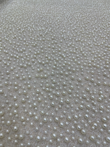 Picture of "Pearl mesh lace embroidery"