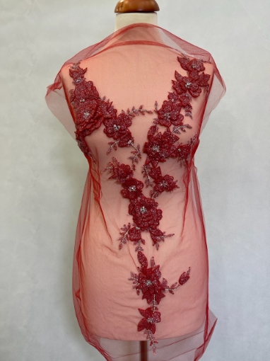 Picture of 3D Panel with Red Flowers