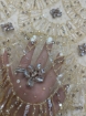 Picture of Bright Gold Crystal Embroidery