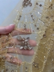 Picture of Bright Gold Crystal Embroidery