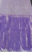 Picture of Lilac purple embroidery with fringes and feathers