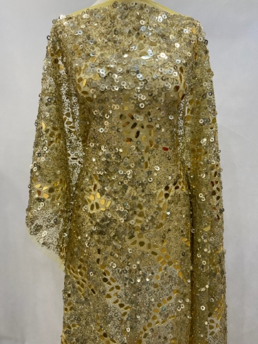 Picture of Embroidery with mirrors, beads, and sequins