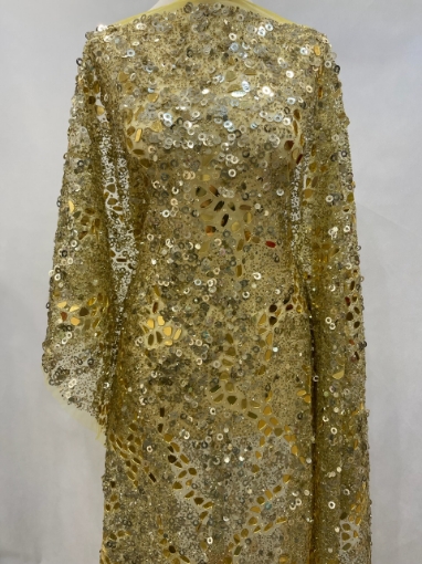 Picture of Embroidery with mirrors, beads, and sequins