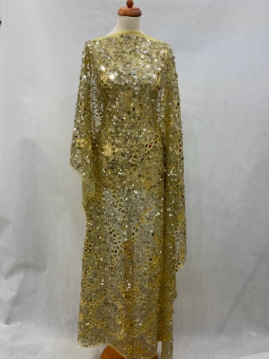 Picture of Embroidery with mirrors, beads, and sequins