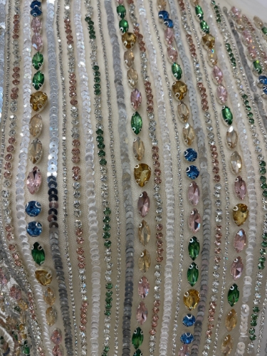 Picture of Multicolored Crystal Embroidery Mia