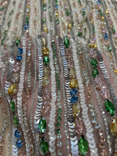 Picture of Multicolored Crystal Embroidery Mia