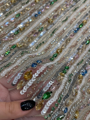 Picture of Multicolored Crystal Embroidery Mia