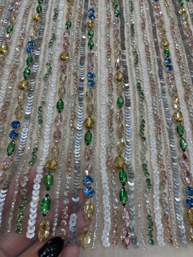 Picture of Multicolored Crystal Embroidery Mia