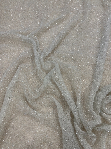 Picture of "Elastic mesh embroidery with glass beads"