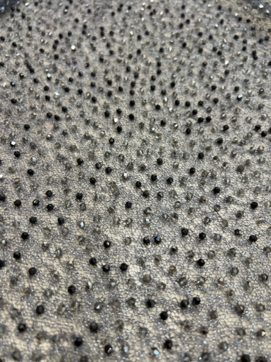Picture of Silver-hued crystal embroidery