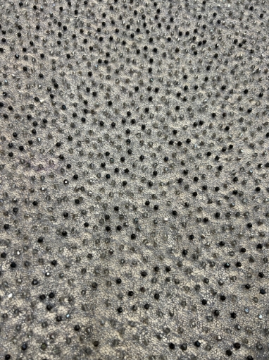 Picture of Silver-hued crystal embroidery