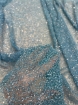 Picture of Mesh embroidery with blue beads