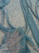 Picture of Mesh embroidery with blue beads