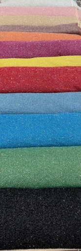 Picture of Mesh embroidery with blue beads
