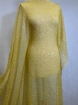 Picture of "Mesh-type embroidery with yellow glass beads"