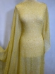 Picture of "Mesh-type embroidery with yellow glass beads"