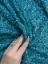 Picture of Beadwork with turquoise beads, pearls, and sequins