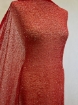 Picture of Red elastic mesh embroidery