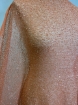 Picture of "Peach orange mesh lace with glass beads"