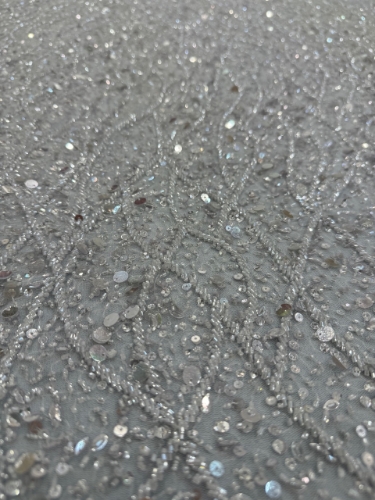 Picture of Gray beaded embroidery