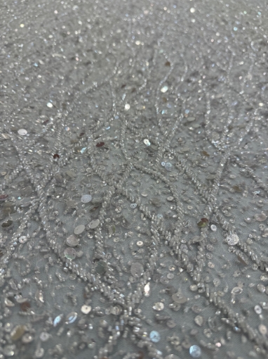 Picture of Gray beaded embroidery