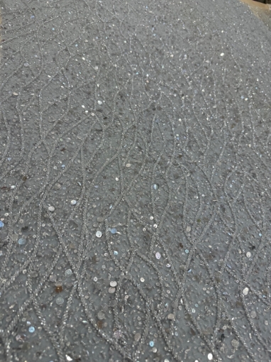 Picture of Gray beaded embroidery