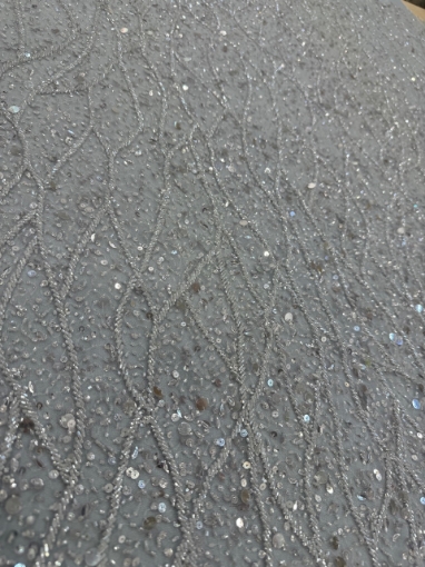 Picture of Gray beaded embroidery