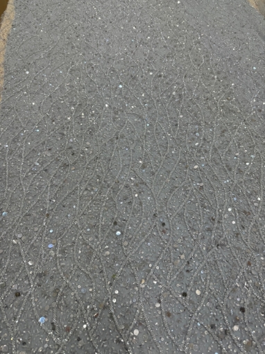 Picture of Gray beaded embroidery