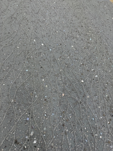 Picture of Gray beaded embroidery