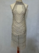 Picture of Handmade silver dress embellished with Crystals crystals.