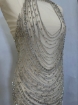 Picture of Handmade silver dress embellished with Crystals crystals.