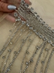 Picture of Handmade silver dress embellished with Crystals crystals.
