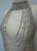 Picture of Handmade silver dress embellished with Crystals crystals.