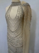 Picture of Handmade silver dress embellished with Crystals crystals.