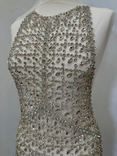 Picture of Mini dress with silver crystals Alto