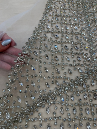 Picture of Mini dress with silver crystals Alto