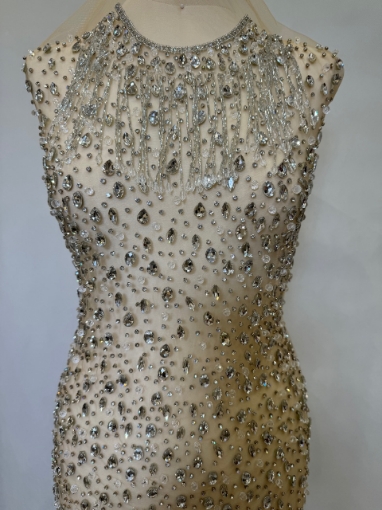 Picture of Mini dress with crystals and beads Princess