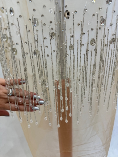 Picture of Mini dress with crystals and beads Princess