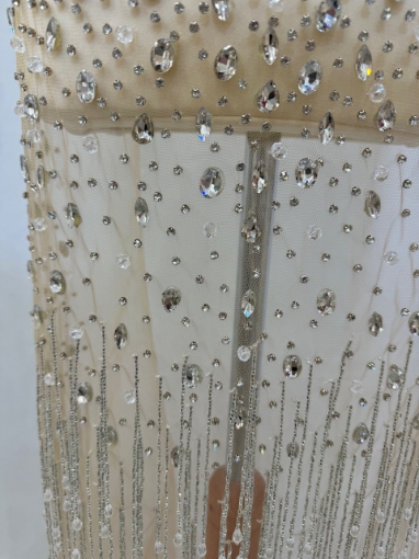 Picture of Mini dress with crystals and beads Princess