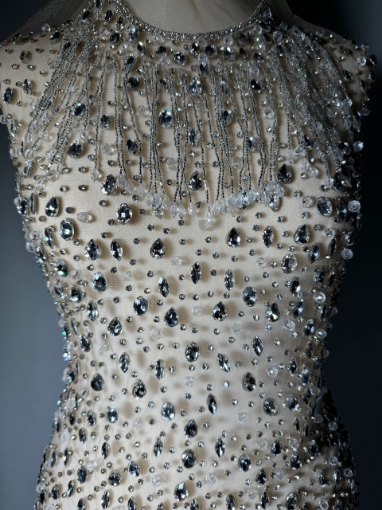 Picture of Mini dress with crystals and beads Princess