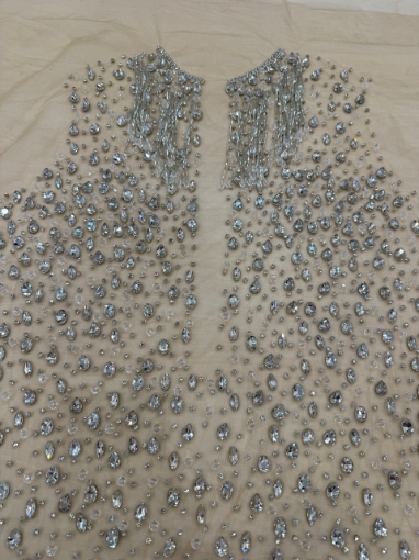 Picture of Mini dress with crystals and beads Princess