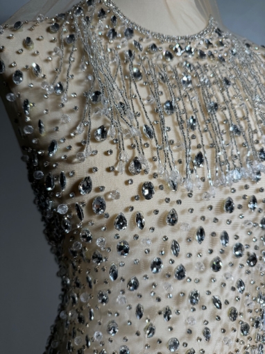 Picture of Mini dress with crystals and beads Princess